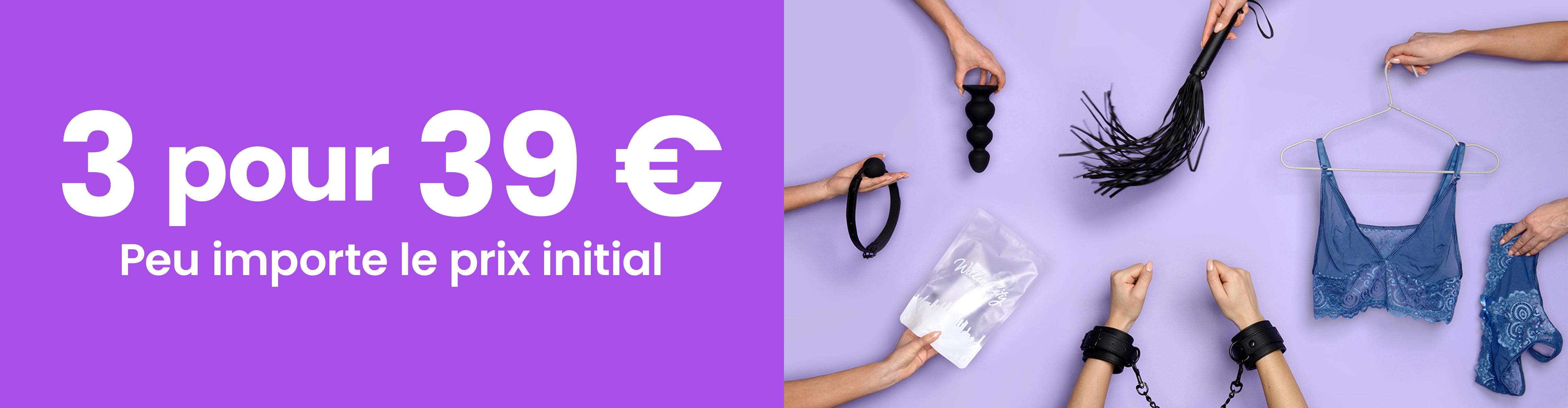 3 pour 39 € desktop