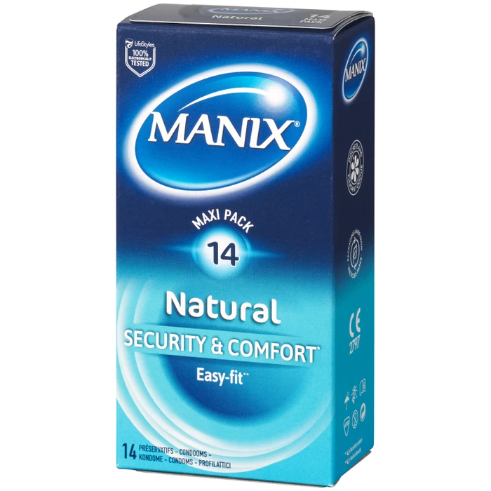 Manix Natural Condoms 14 pcs var 1