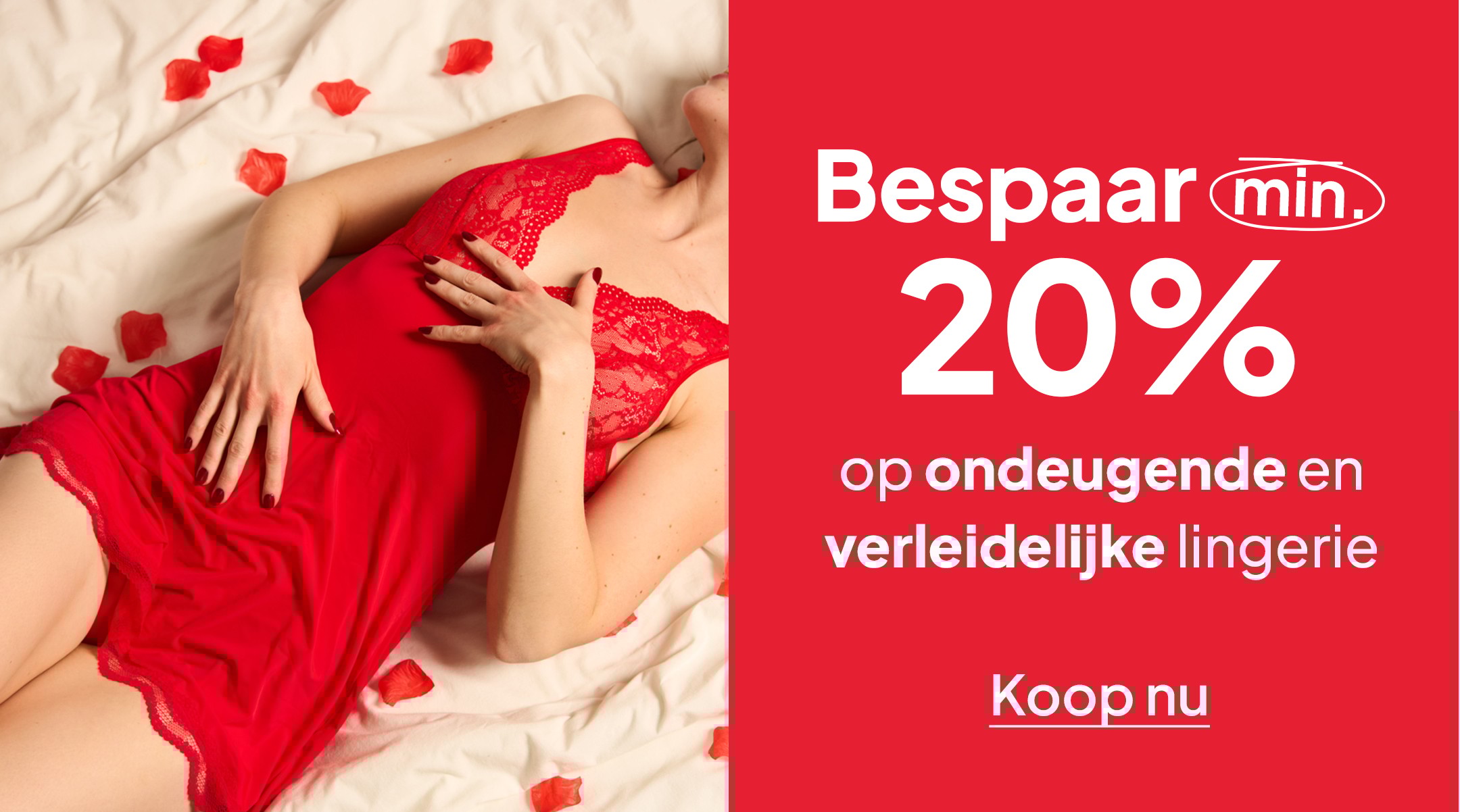 Bespaar min. 20% op ondeugende lingerie