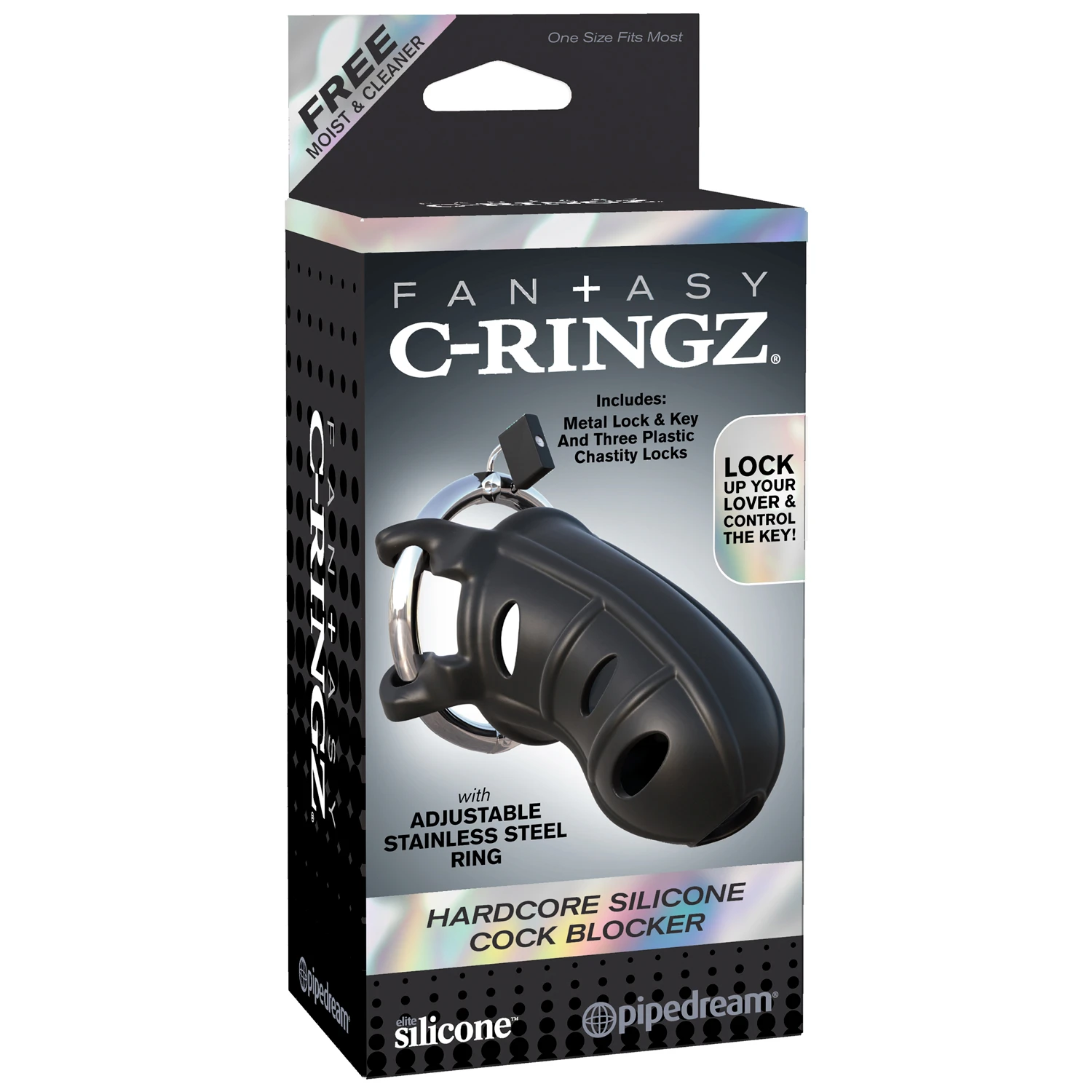 Fantasy C-Ringz Hardcore Silicone Cock Blocker 1