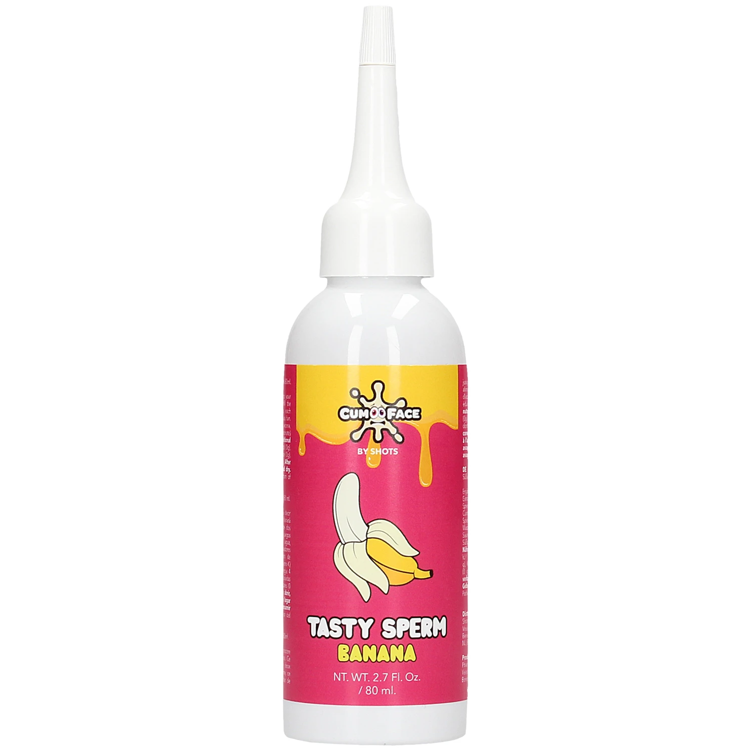 Cum Face Tasty Sperm Liquid mit Bananengeschmack 80 ml var 1