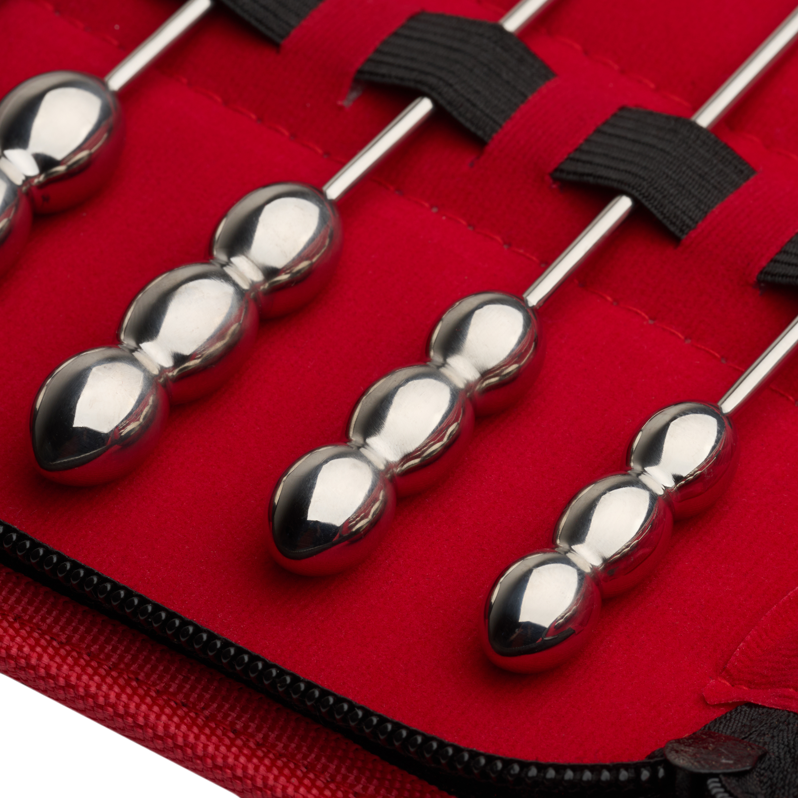 Black Label Bumpy Rosebud Urethral Sounding Set, 8 Pcs var 2