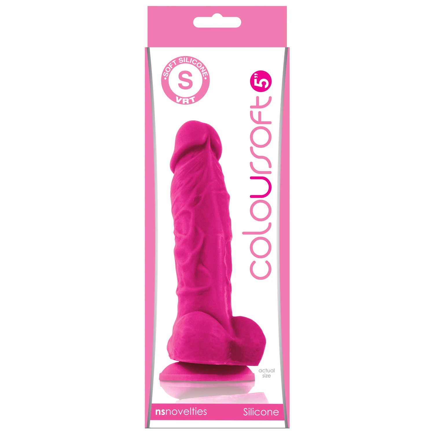 ColourSoft Blød Silikone Dildo 18 cm 1