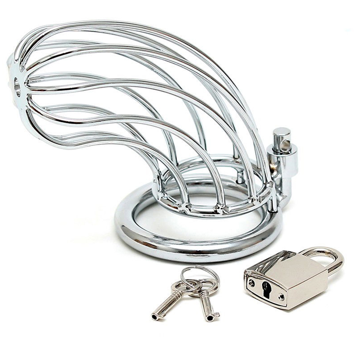 Rimba Keuschheitskäfig aus Metall mit Schloss var 2