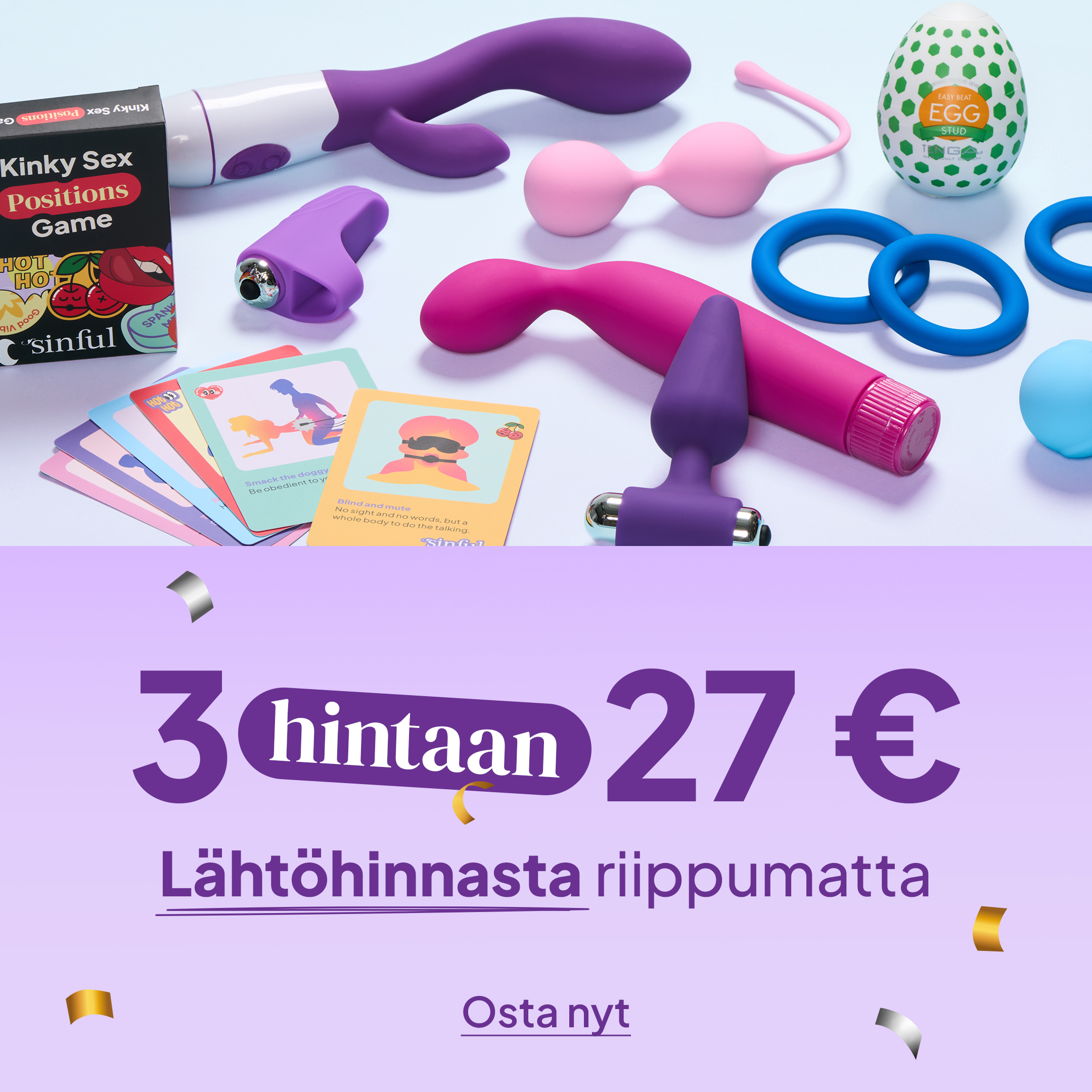 3 hintaan 27 € mobile