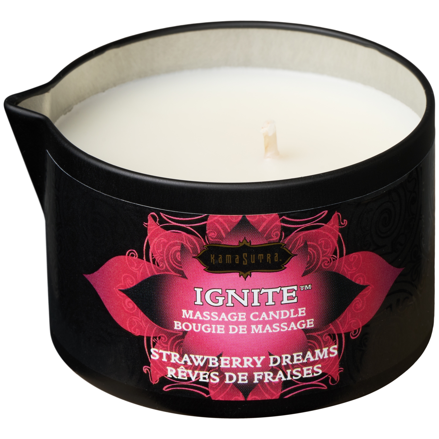 Kama Sutra Ignite Strawberry Dreams Bougie de Massage 170 g 1