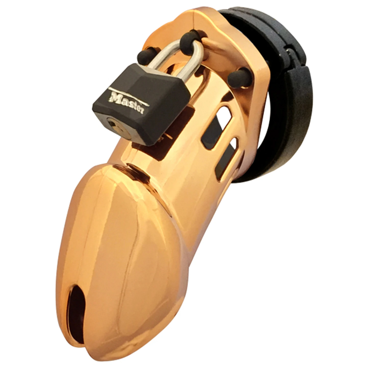 CB-6000 Gold Finish Kyskhetsbelte (8,25 cm) var 1