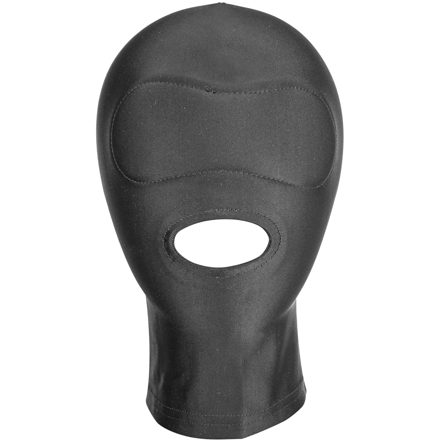 obaie Spandex Maske med Hul til Mund - Black - One Size