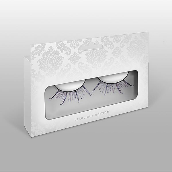 Baci Kunstige Øjenvipper Sort-Sølv 1