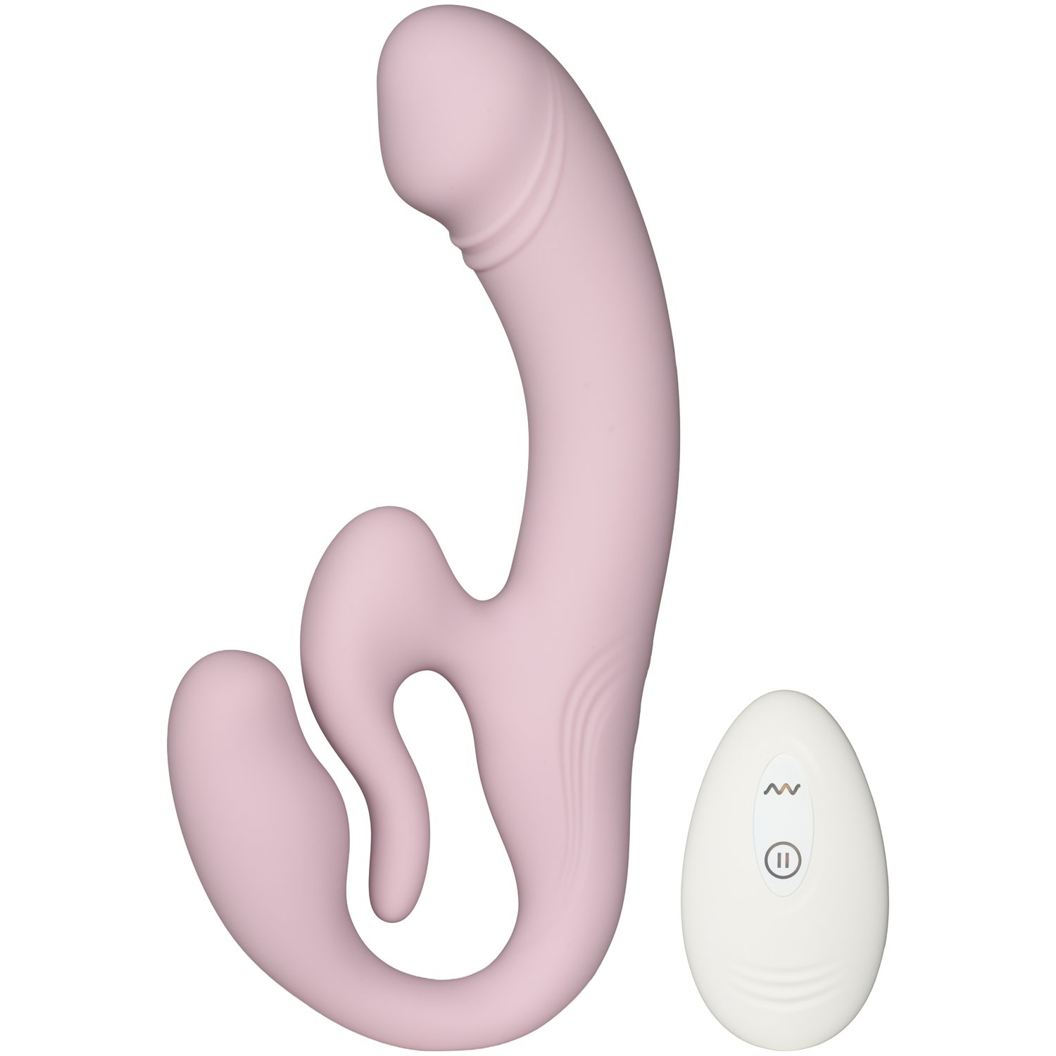 Double Trouble Gode-ceinture Sans Harnais 19 cm 2