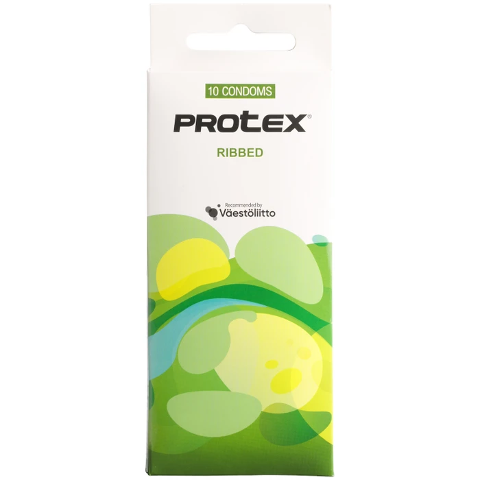 Protex Ribbed Rillede Kondomer 10 stk. var 1