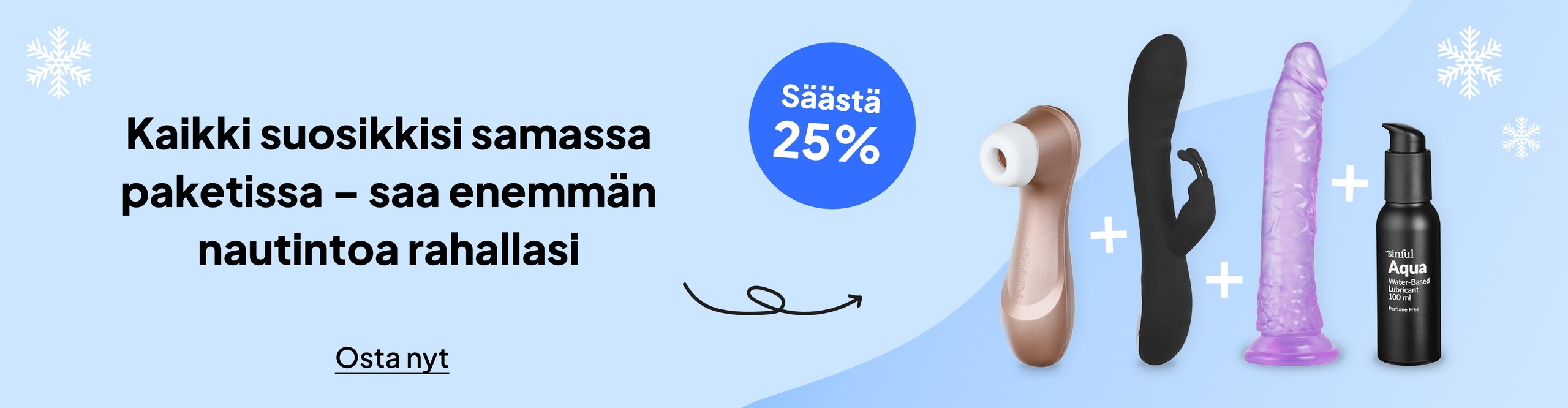 Säästä 25% Satisfyer Pro 2-bundlet* desktop
