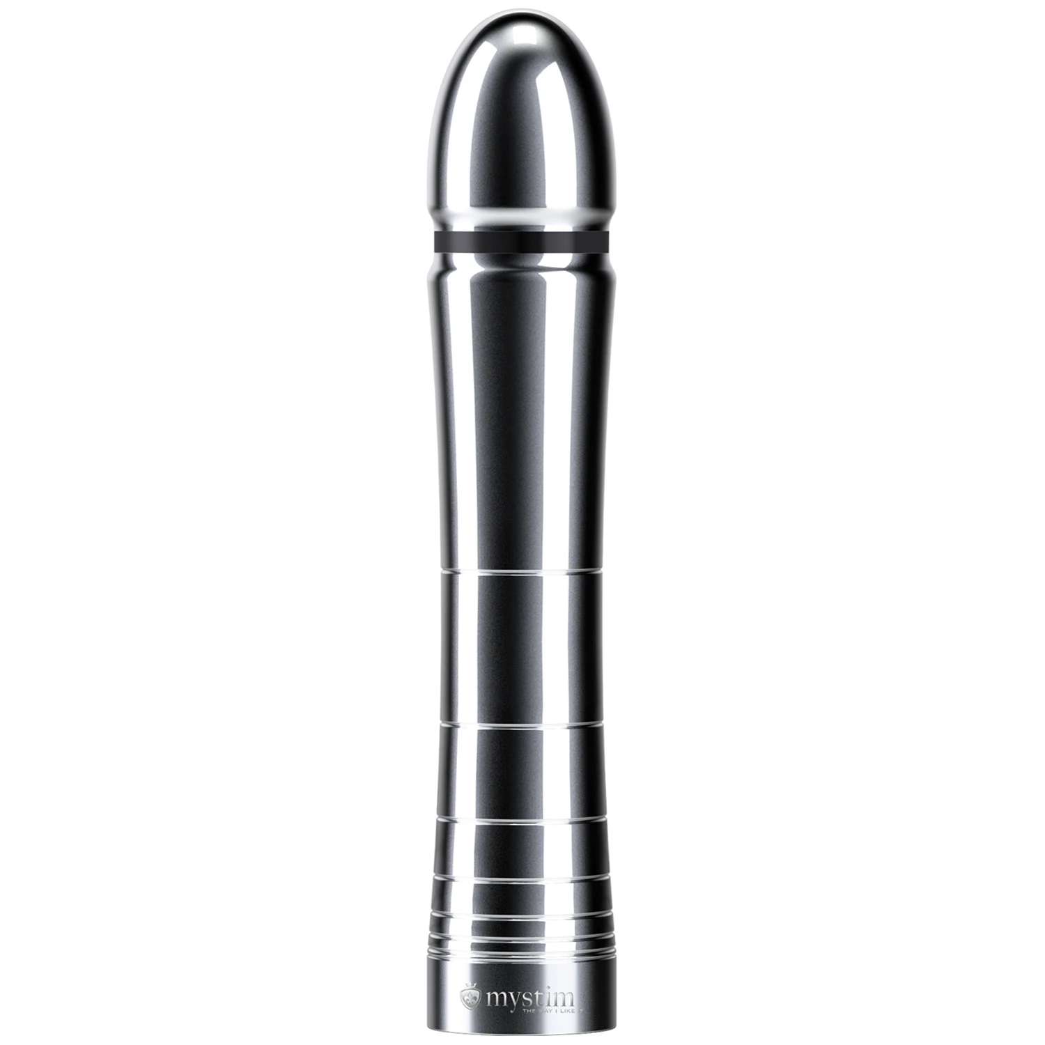 Mystim Glossy Glen Metal Dildo 14 cm var 1