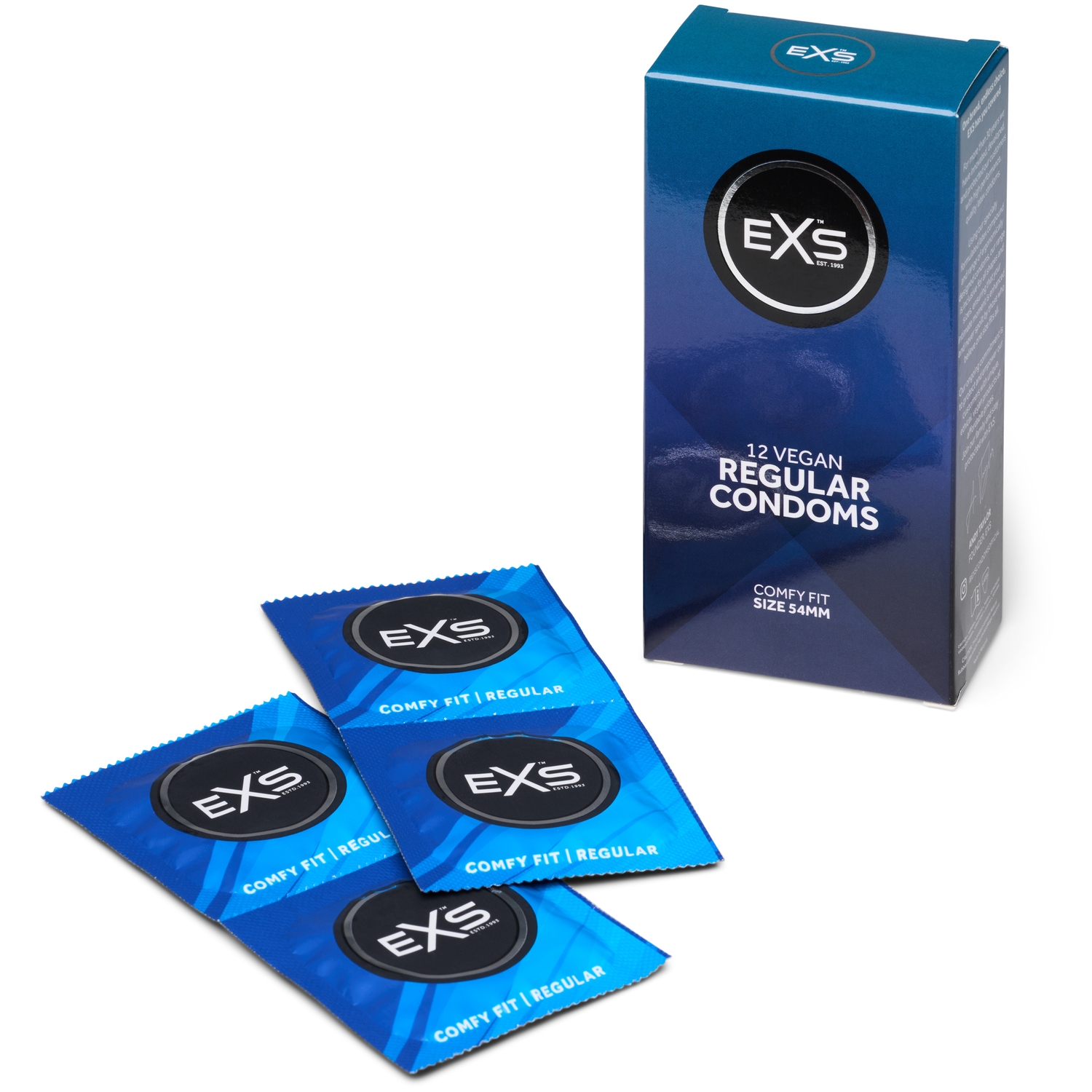EXS Regular Vegan Condoms 12 stk.     - Klar