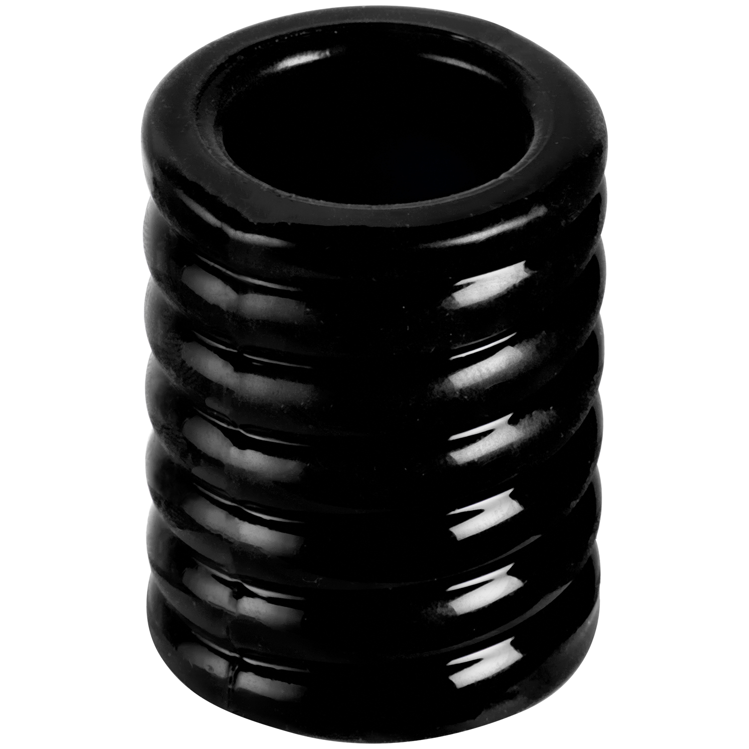 TitanMen Stretch Cock Cage Penis Ring - Black