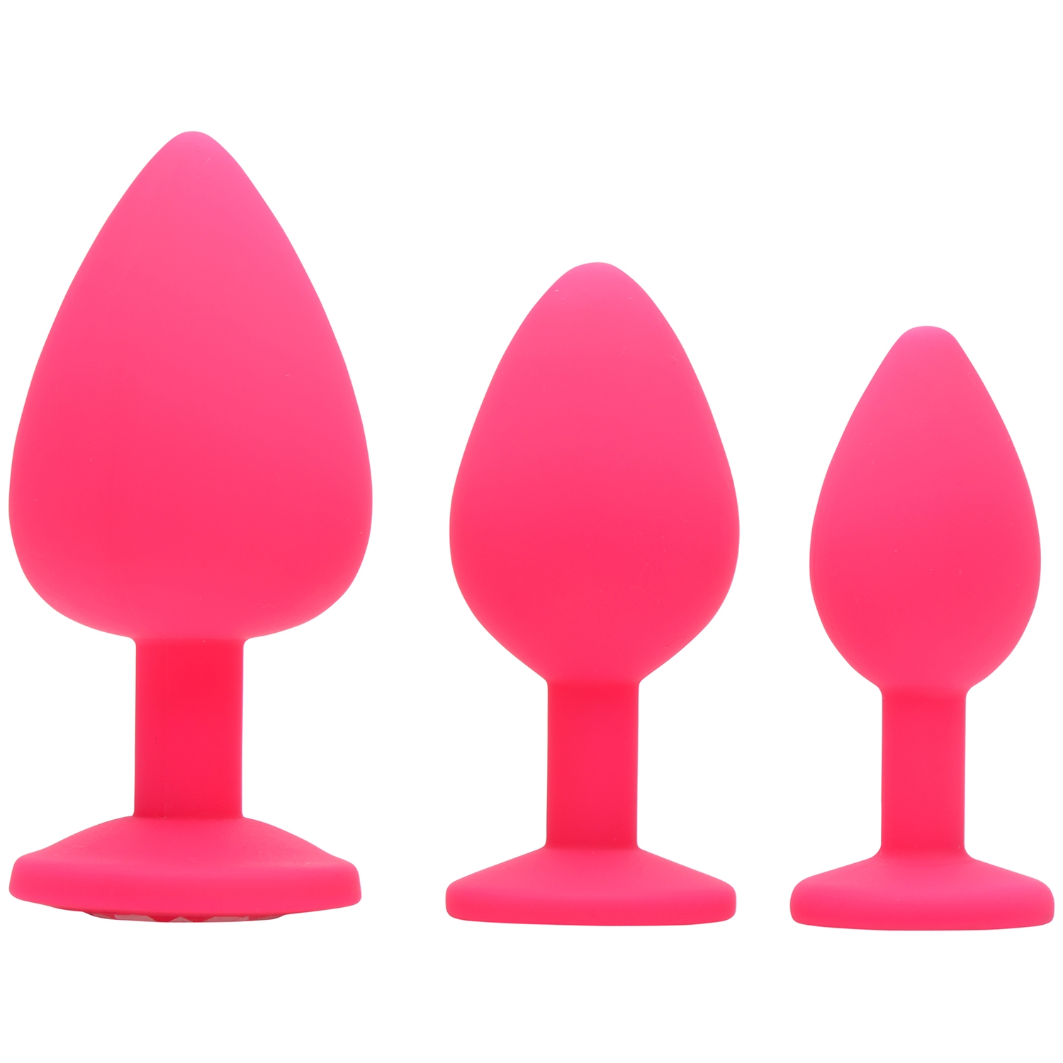 Frisky Pink Pleasure Anal Plug Sæt - Rose