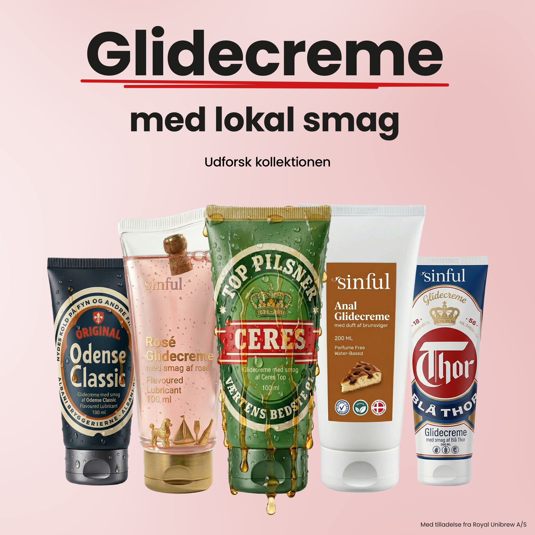 Glidecreme med lokal smag mobile