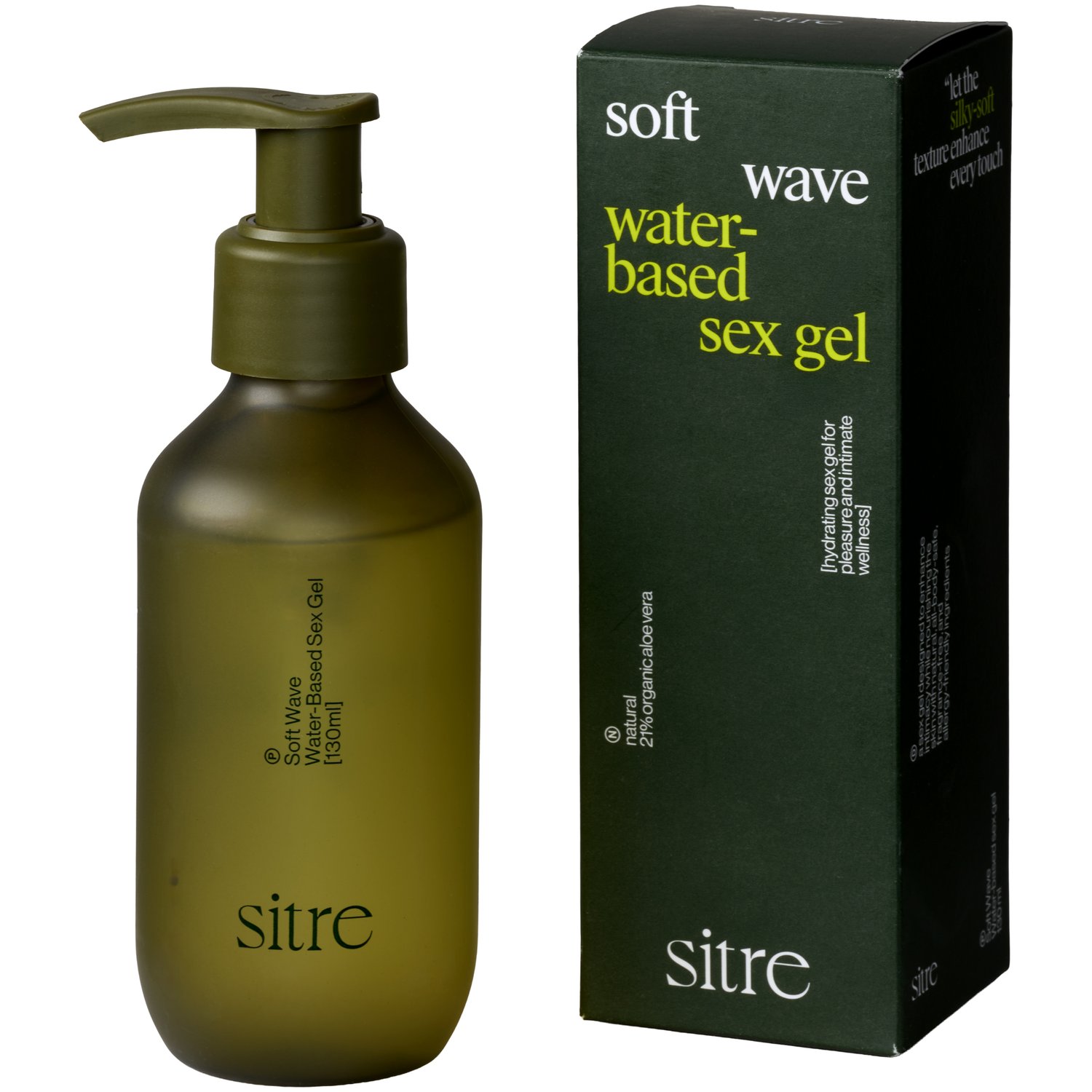 Sitre Soft Wave Vandbaseret Glidecreme 130 ml - Grøn