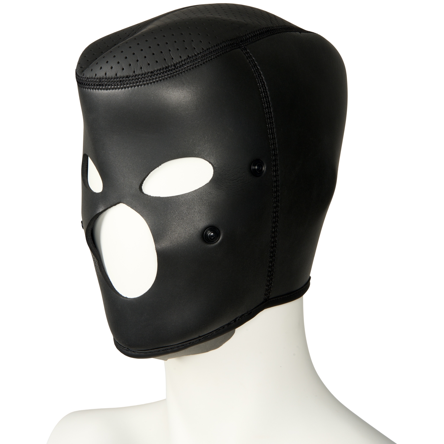 Fetish Collection Black Hood Ansiktsmask 1