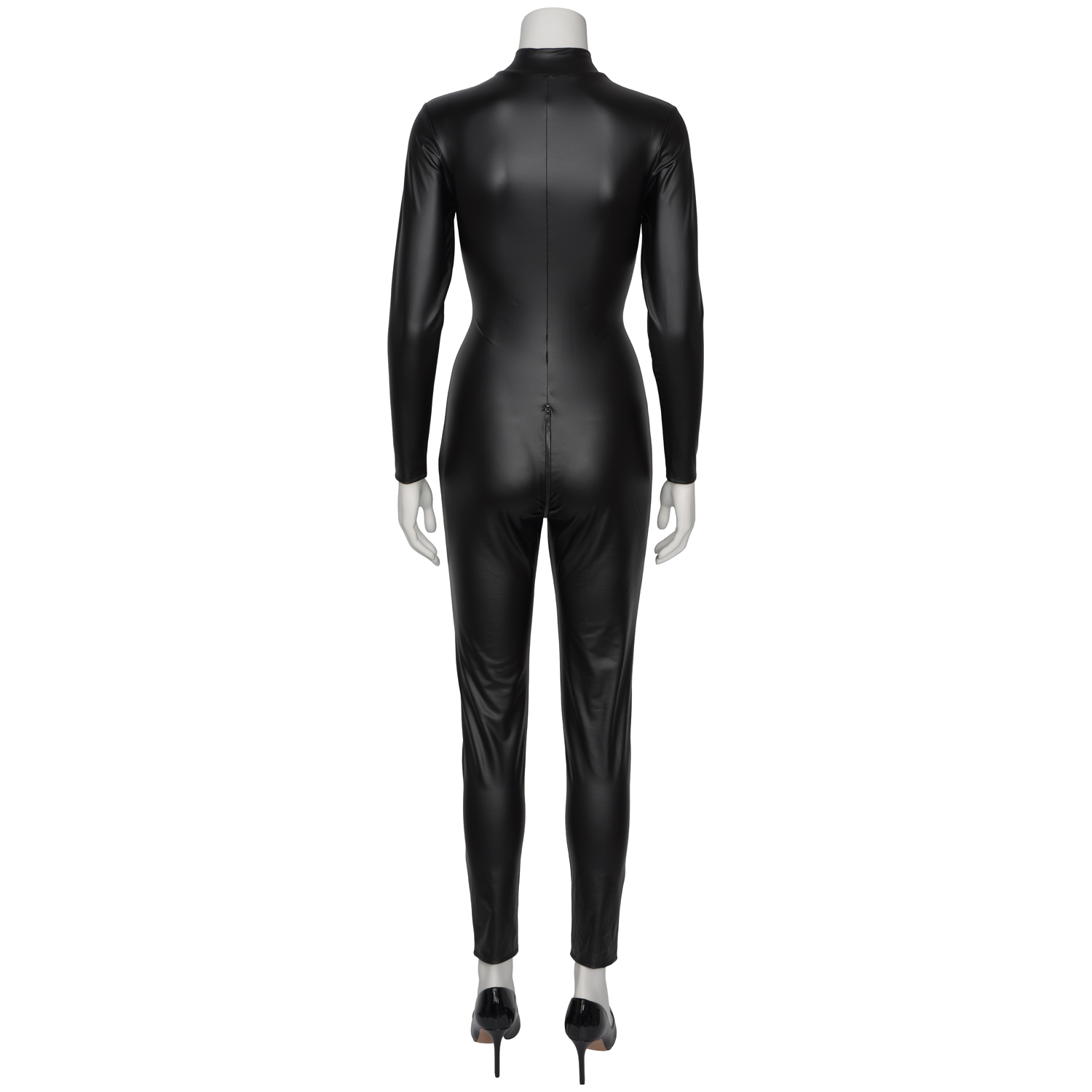 NORTIE Fetish Wetlook Bundløs Catsuit 2