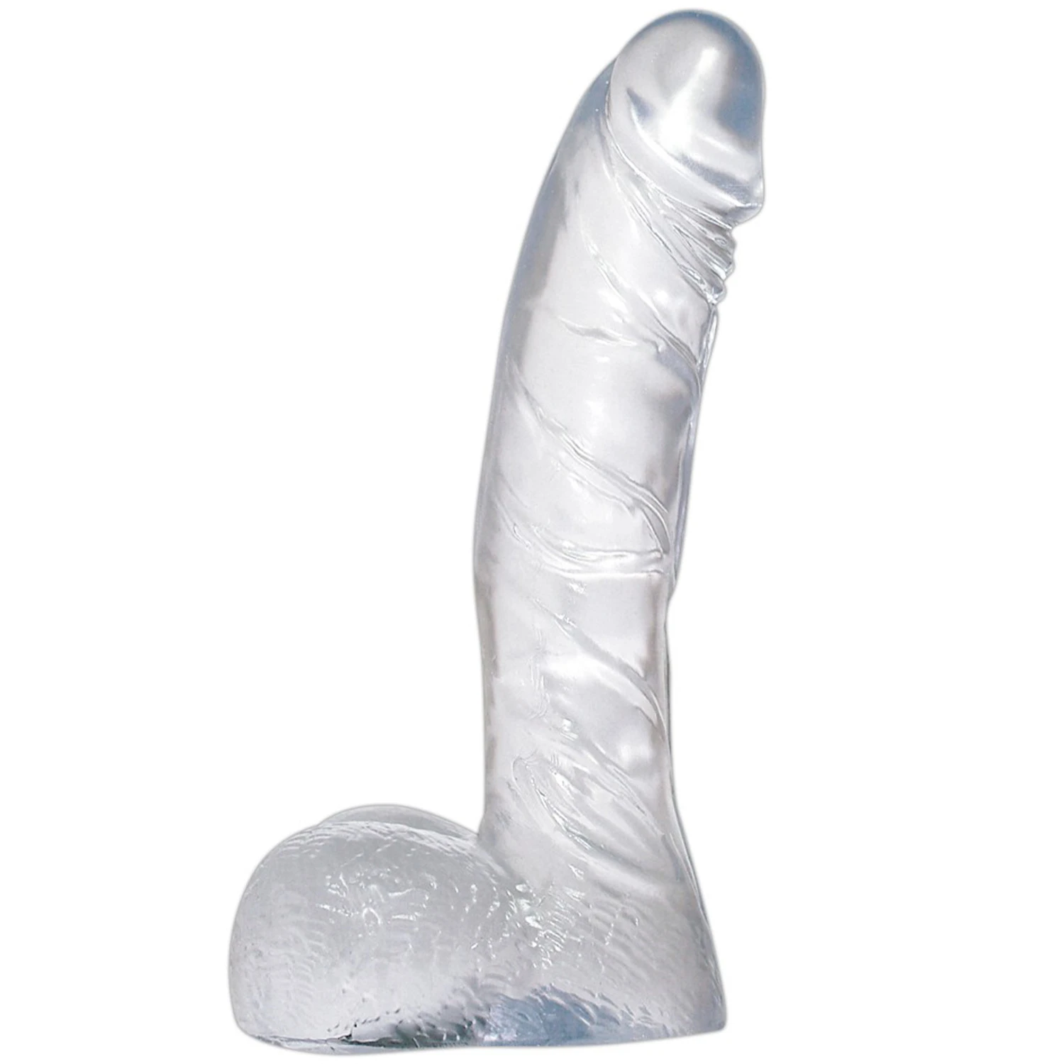 Crystal Clear Small Jelly Dildo var 1