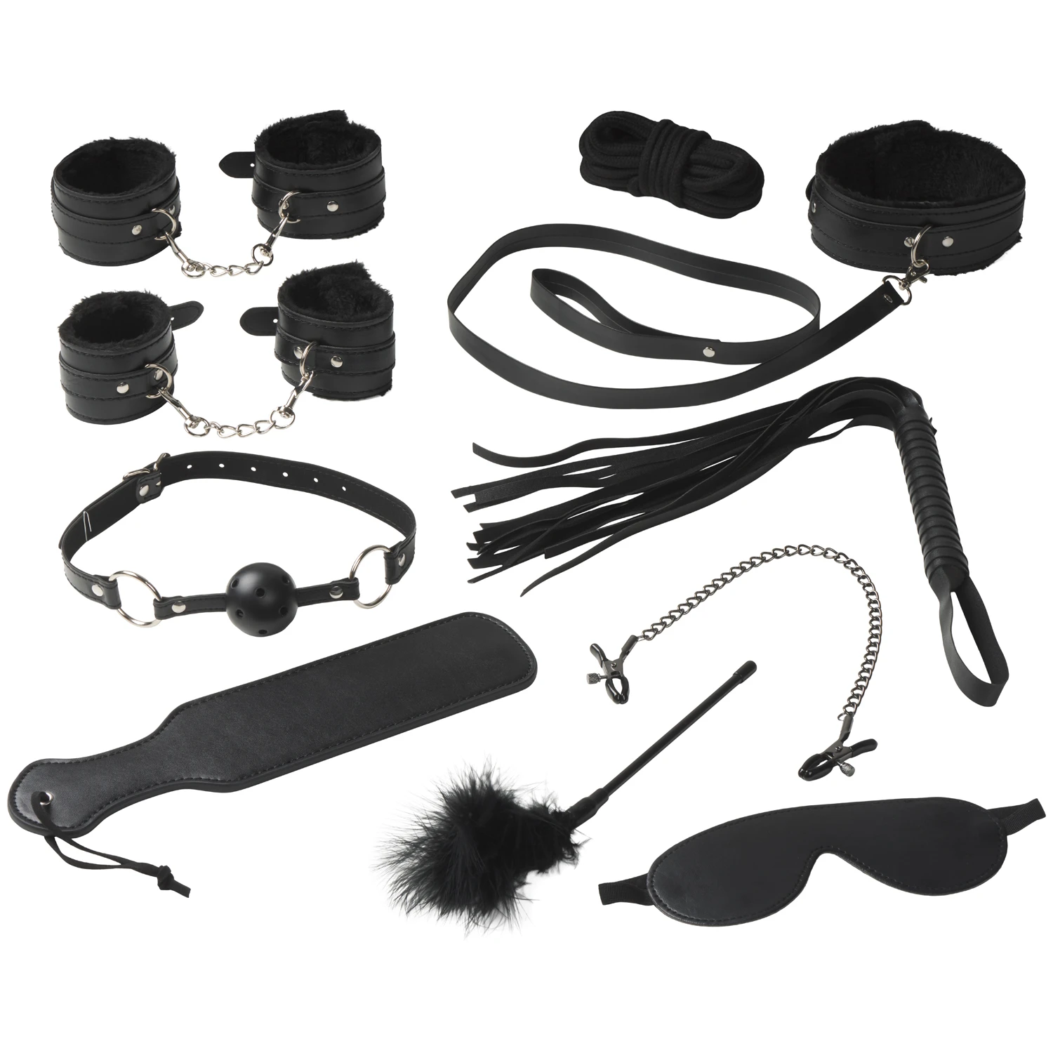 Baseks Kinky Blød Bondage Sæt til Begyndere var 1