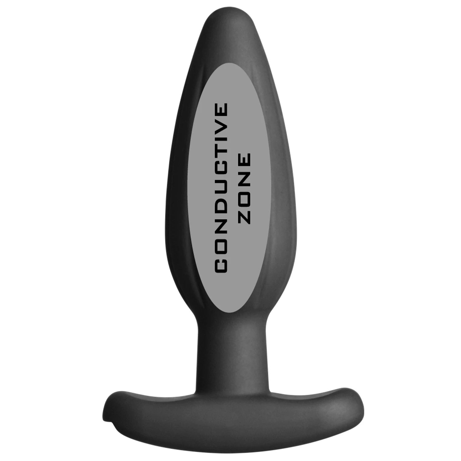 ElectraStim Silicone Noir Rocker Butt Plug - Medium var 1