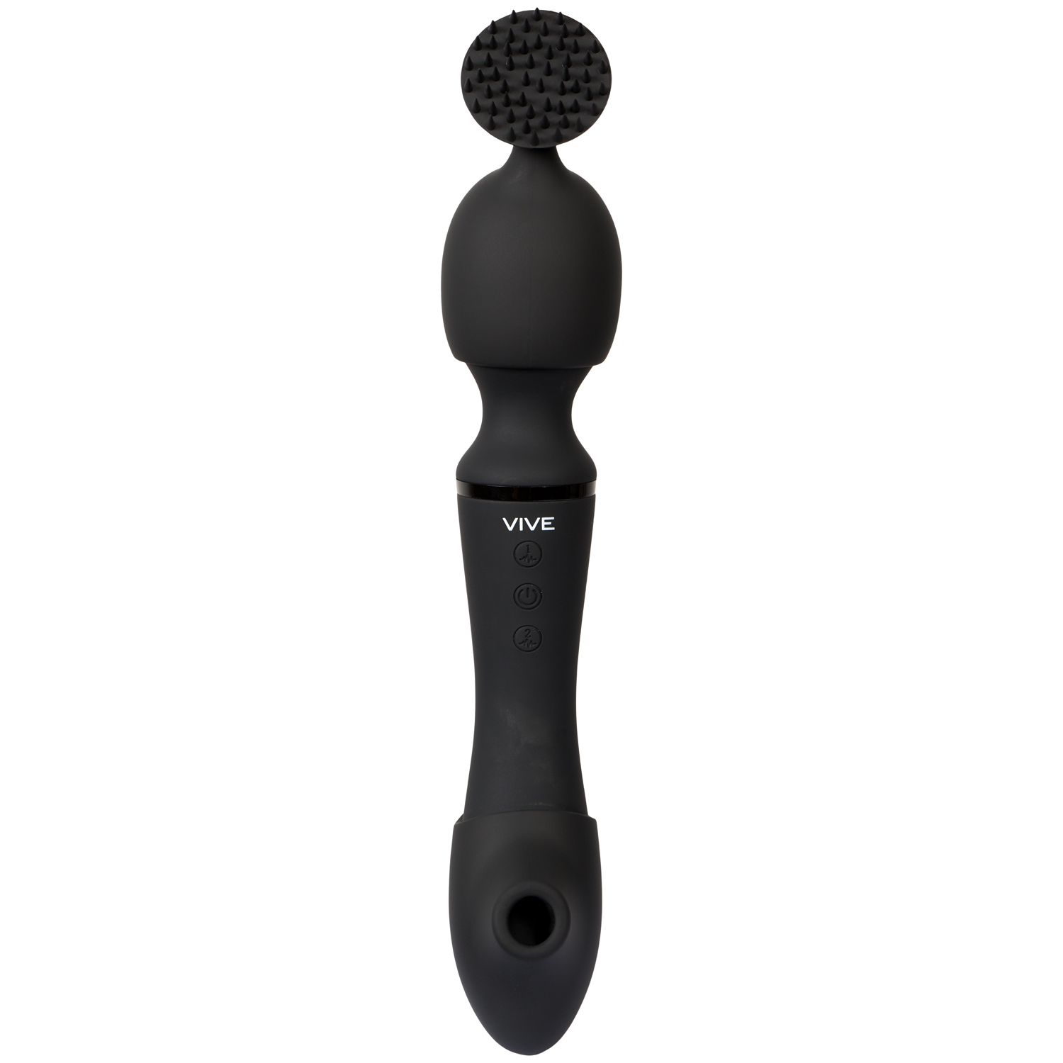 Vive Nami Double-ended Pulsating Wave Magic Wand - Black