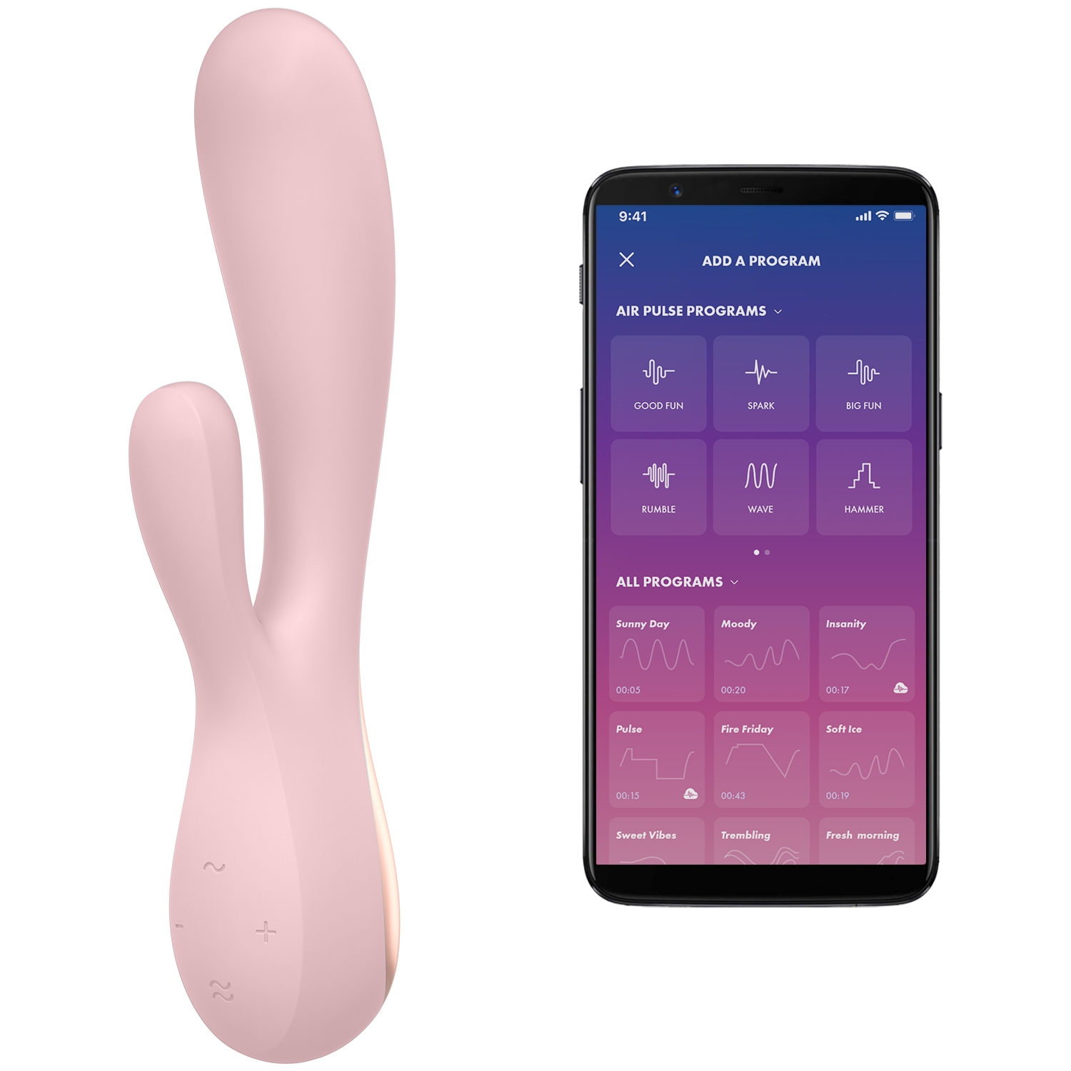 Satisfyer Mono Flex Rabbit Vibrator - Pink