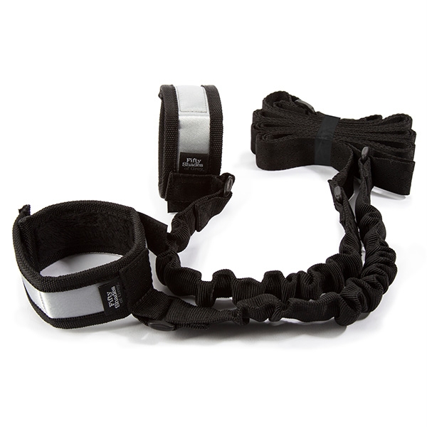 Fifty Shades of Grey Elastisk Senge Bindesett 1