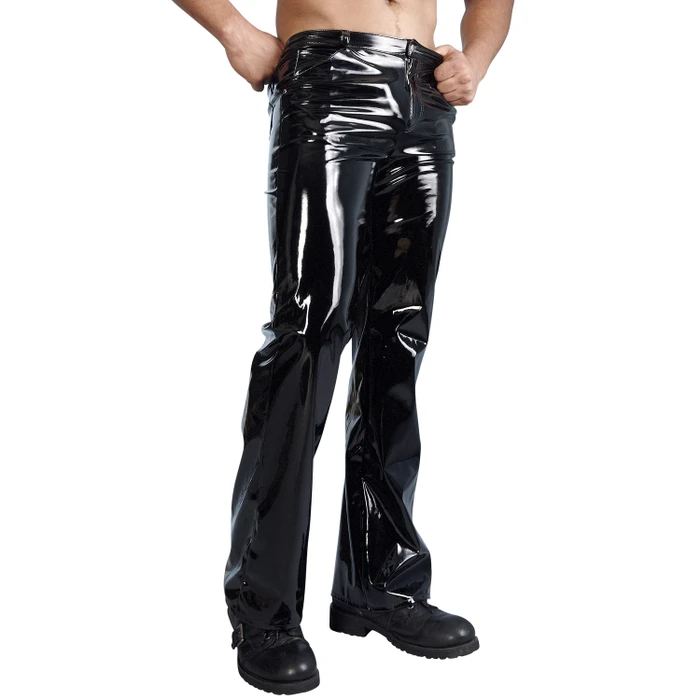 Black Level Lacquer Trousers var 1