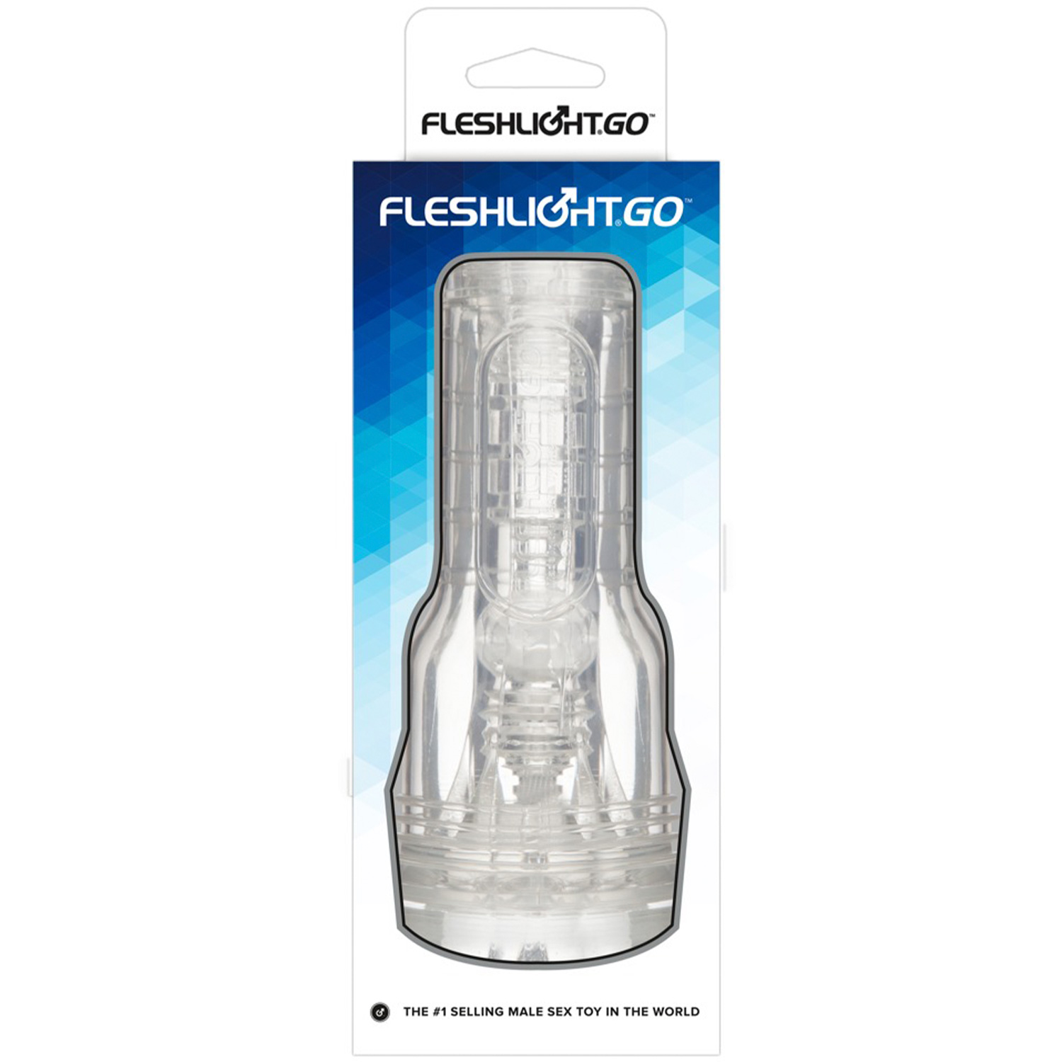 Fleshlight GO Torque Ice Transparent Masturbator - Sinful.com