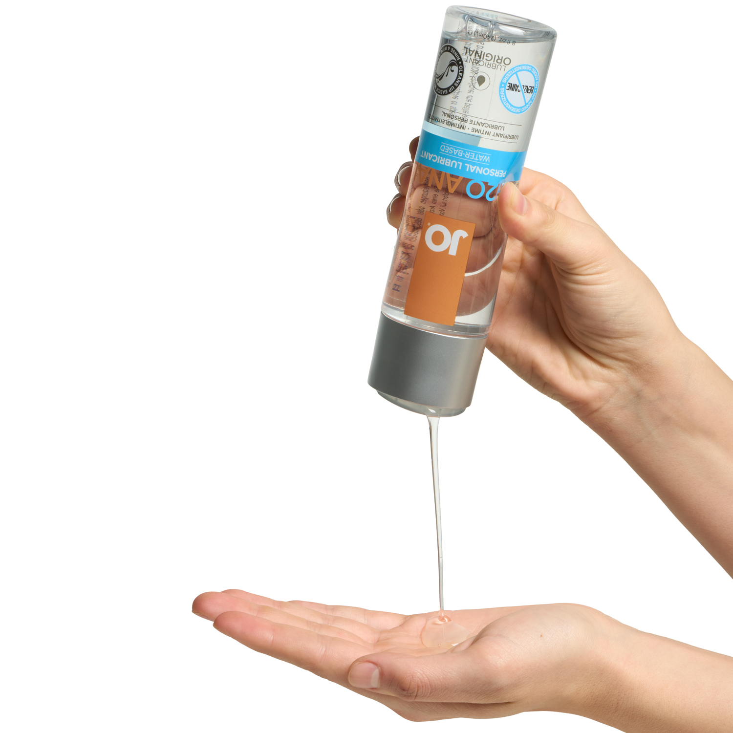 System JO H2O Anal Gleitgel auf Wasserbasis 240 ml - Sinful