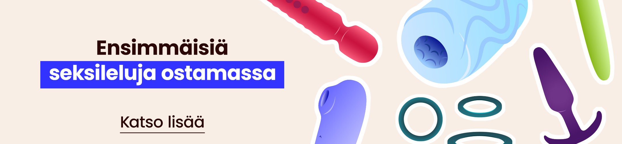 Ensimmäisiä seksileluja ostamassa