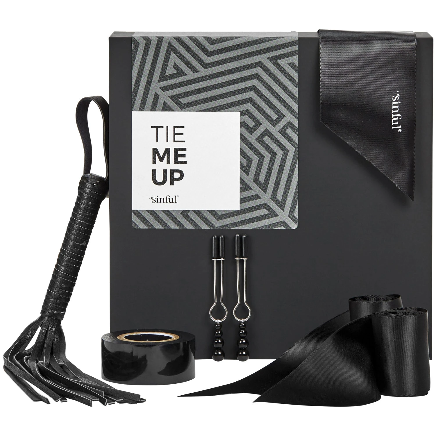 Sinful Tie Me Up Sex Toy Box with A–Z Guide var 1