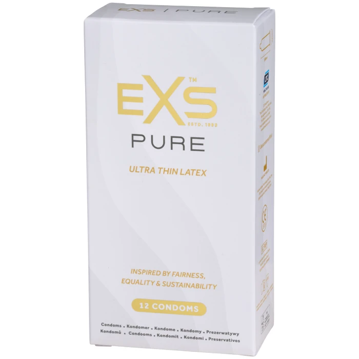 EXS Pure Ultra Thin Latex Condoms 12 pcs var 1
