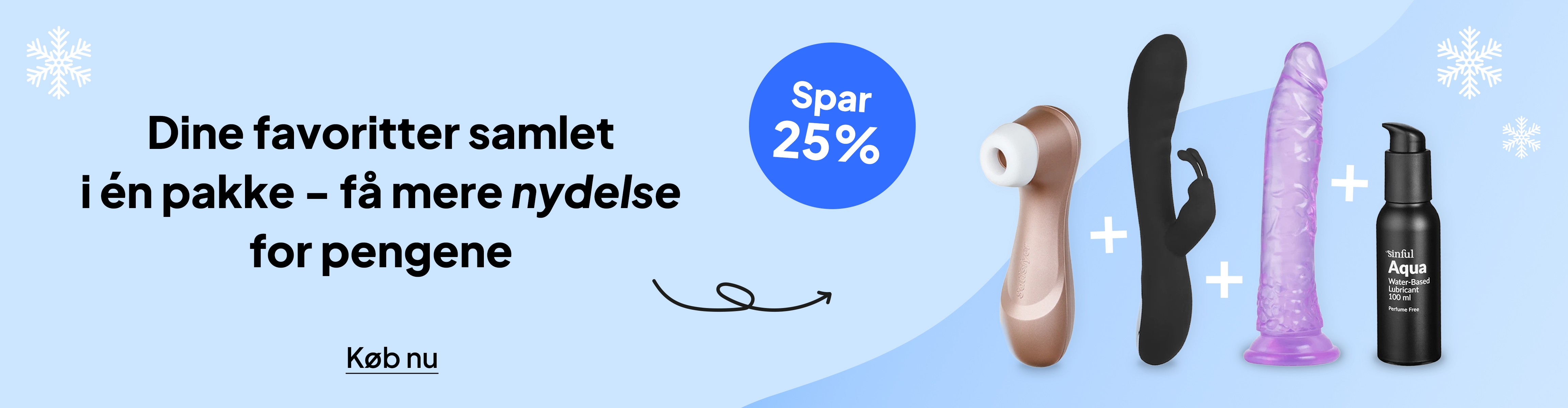 Spar 25% på Satisfyer pro 2 bundles* desktop