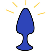 Illustration of a butt plug
