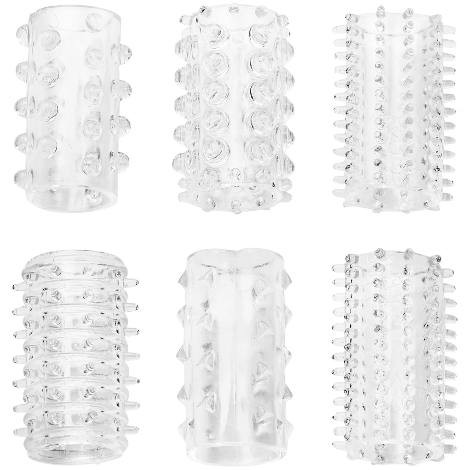 Baseks Stretchy Penis Sleeve Set 1.7 Inch var 1