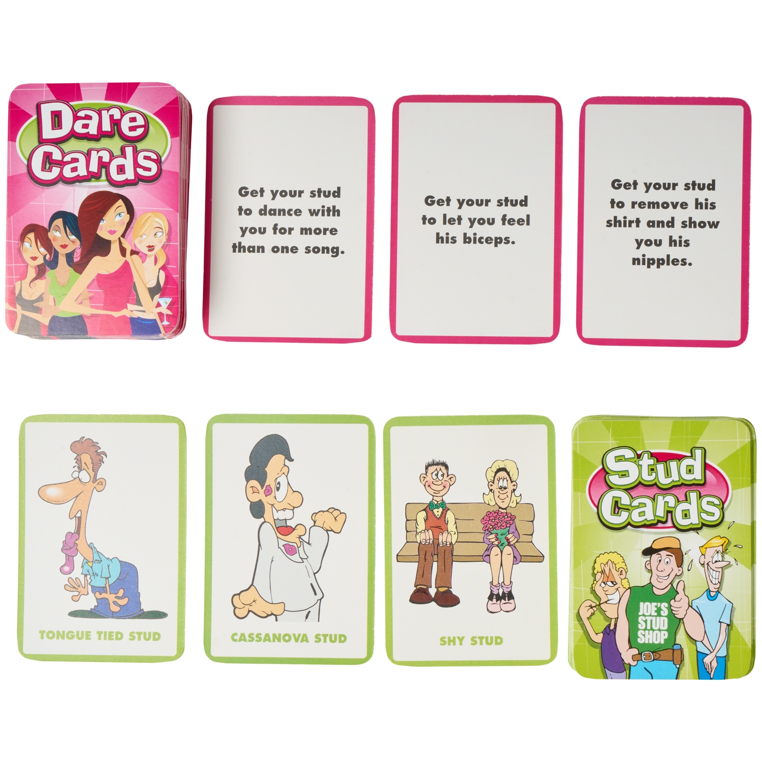 Five Card Studs Kortspil - Mixed colours
