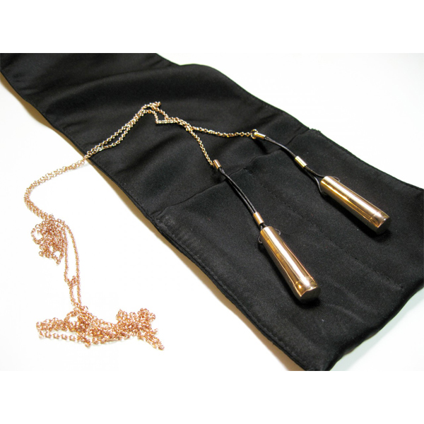 Incoqnito Kobber Brystklemme og Halssmykke med Vibrator 1