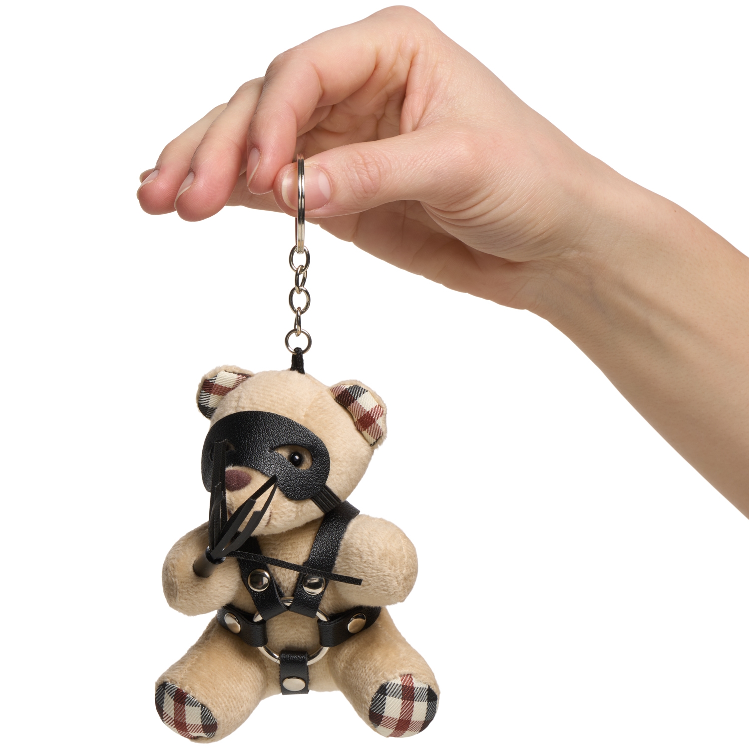 Master Series BDSM Teddybär Schlüsselanhänger var 2