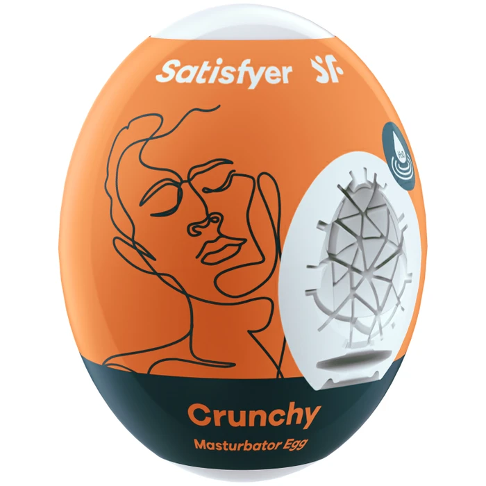 Satisfyer Crunchy Masturbator Egg var 1