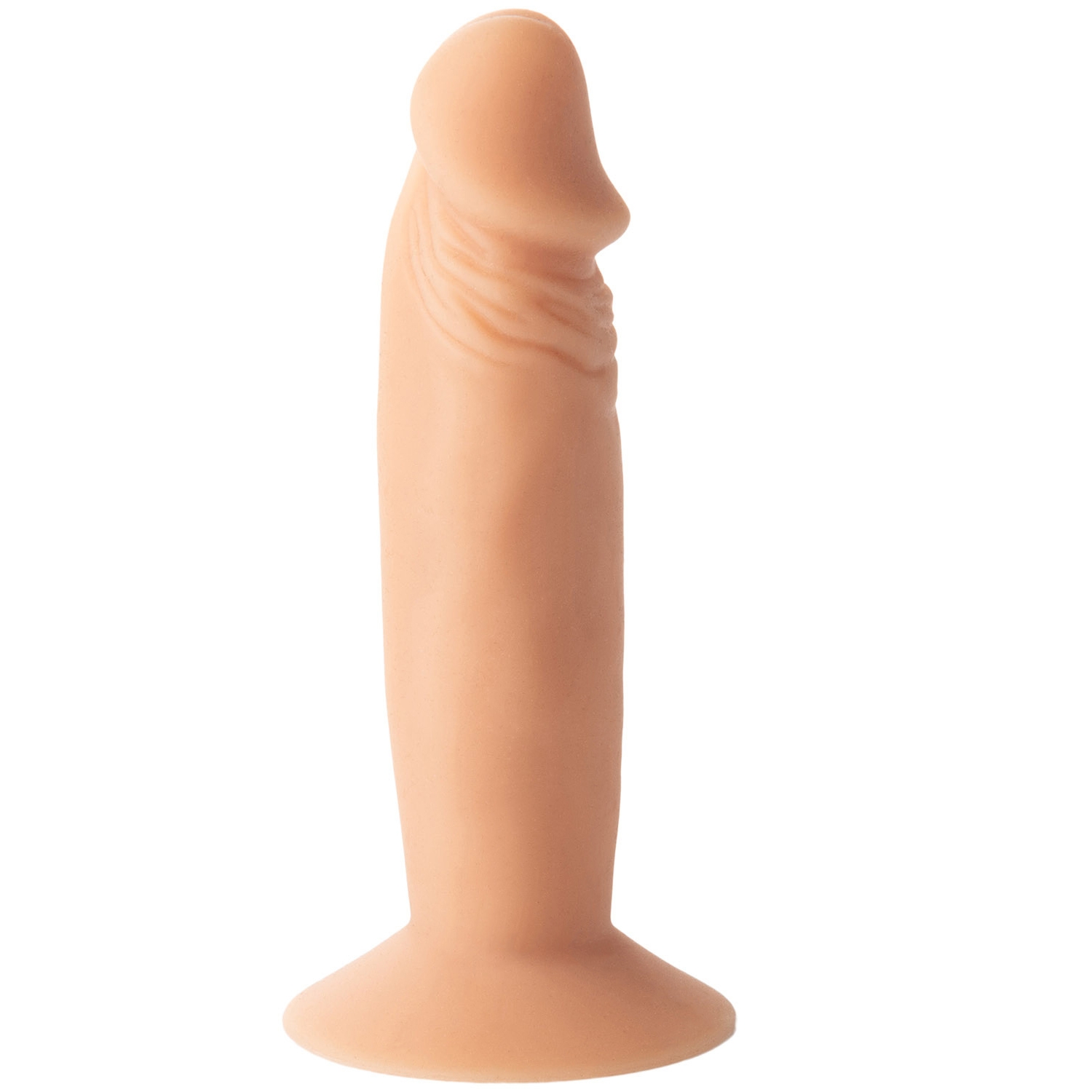 Willie City Luxe Realistisk Silikone Dildo med Sugekop 18 cm - Nude thumbnail