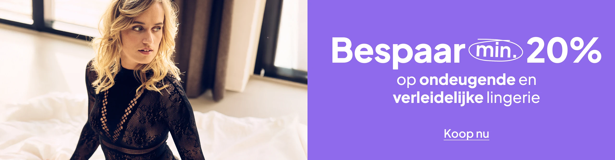 Bespaar min. 20% op ondeugende lingerie desktop