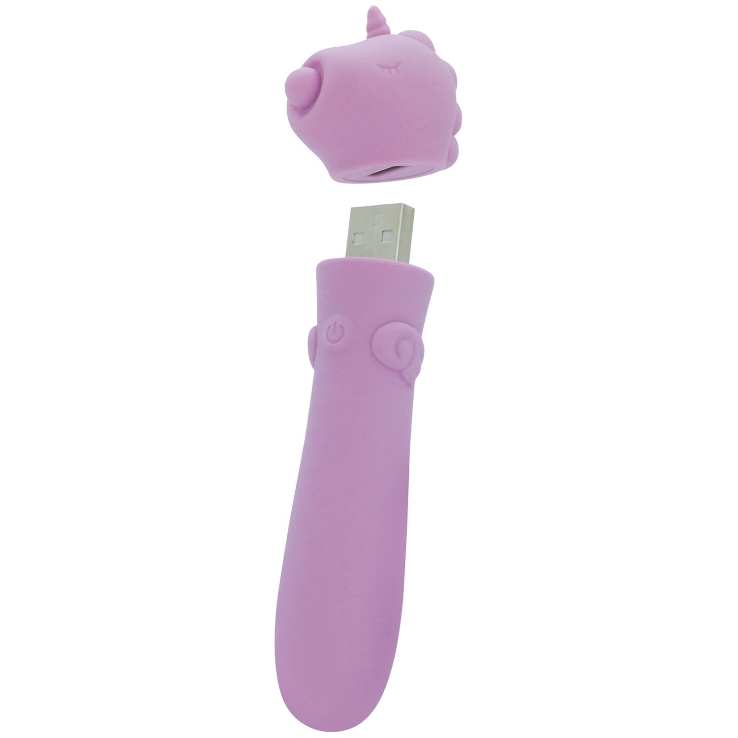Unihorn USB Bullet Vibrator       - Lilla