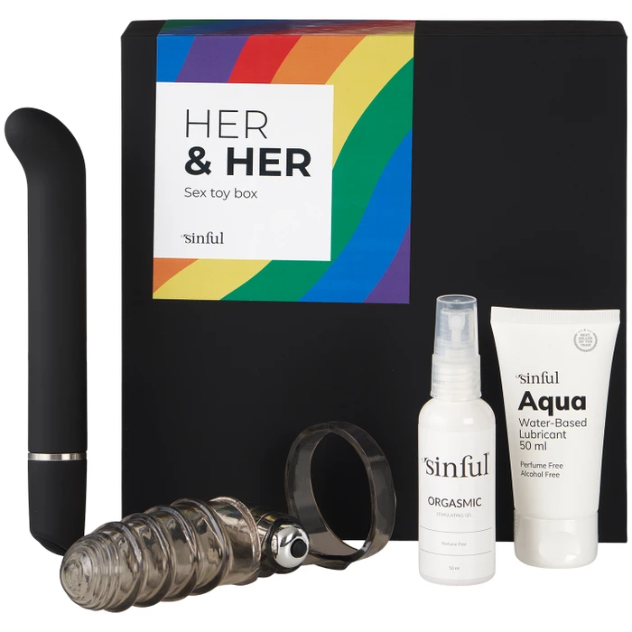 Sinful Her & Her Sex Toy Box var 1
