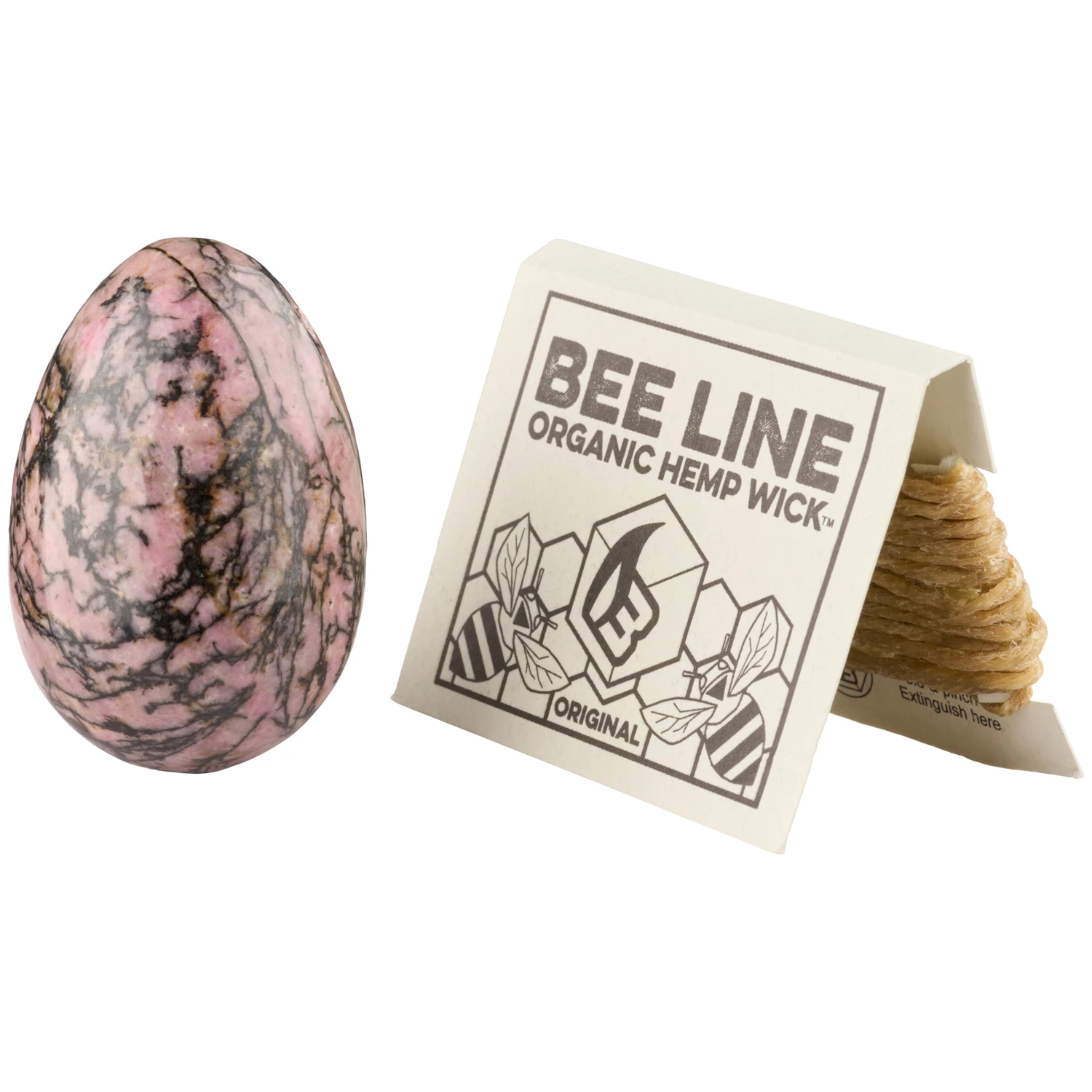 Chakrubs Yoni Egg Anahata Rhodonite var 1