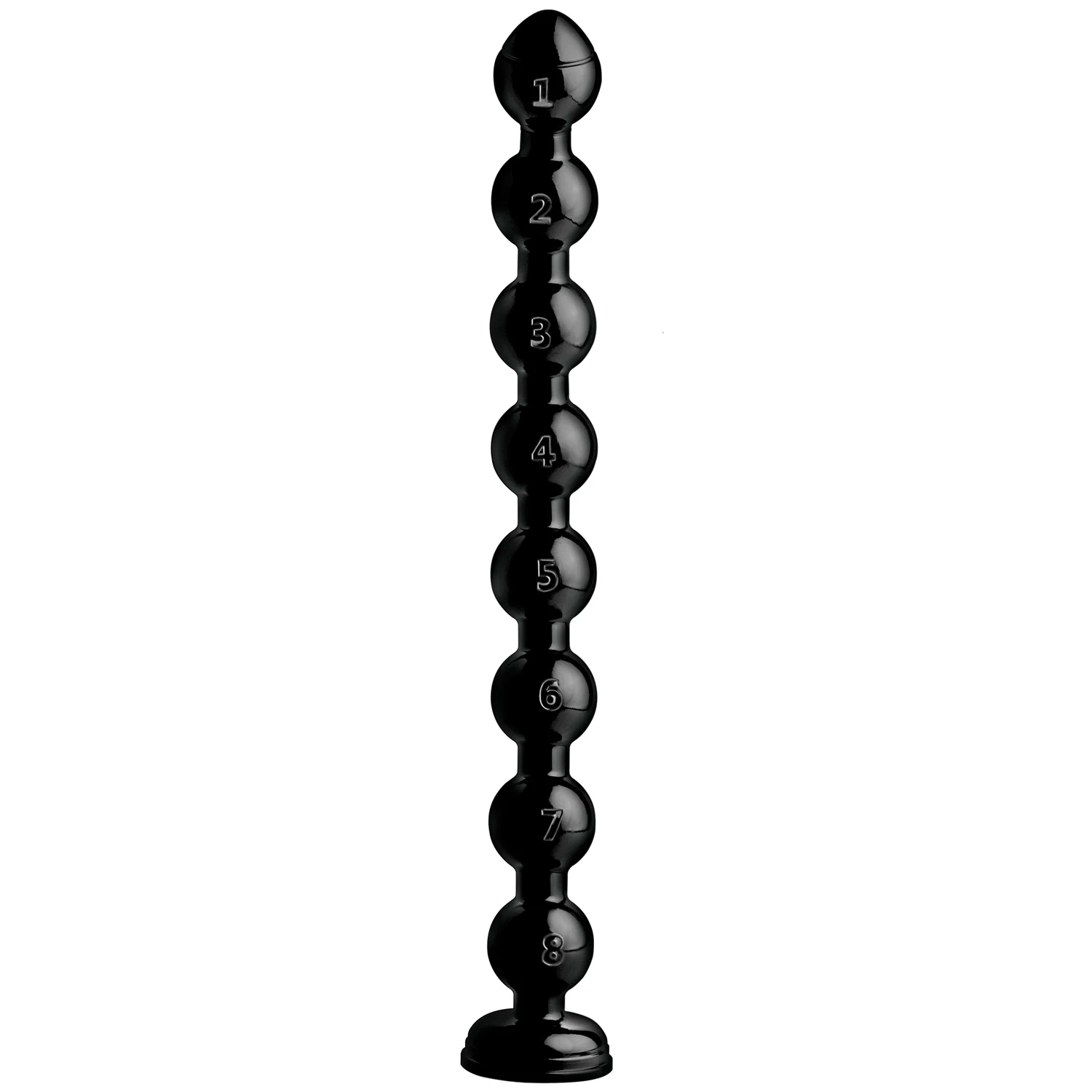 Hosed Snake Thick Analkjede med tall, Medium 49 cm var 1