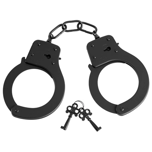 Mustat Metalliset Käsiraudat var 1